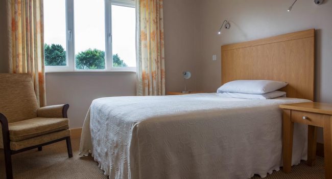 Bedroom at Ballyvaloo Retreat centre