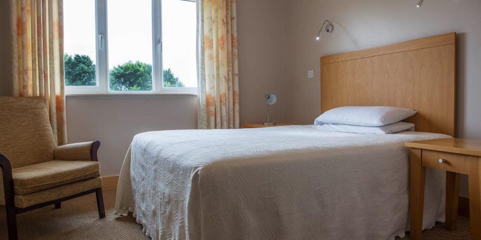 Bedroom at Ballyvaloo Retreat centre