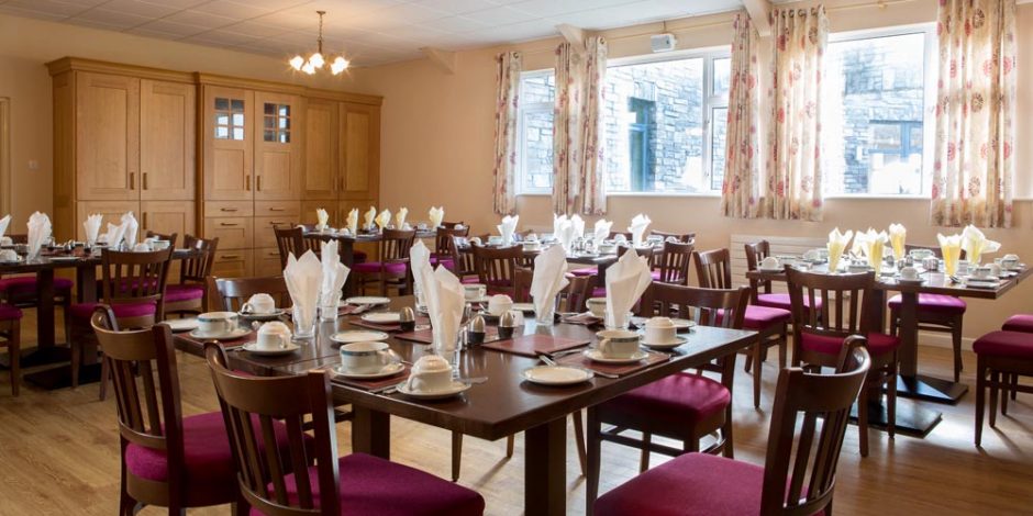 Dining Room - fully set for lunch