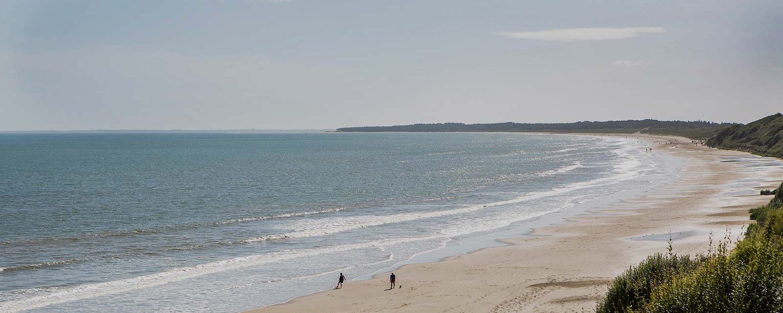 Beach next to Ballyvaloo Retreat Centre