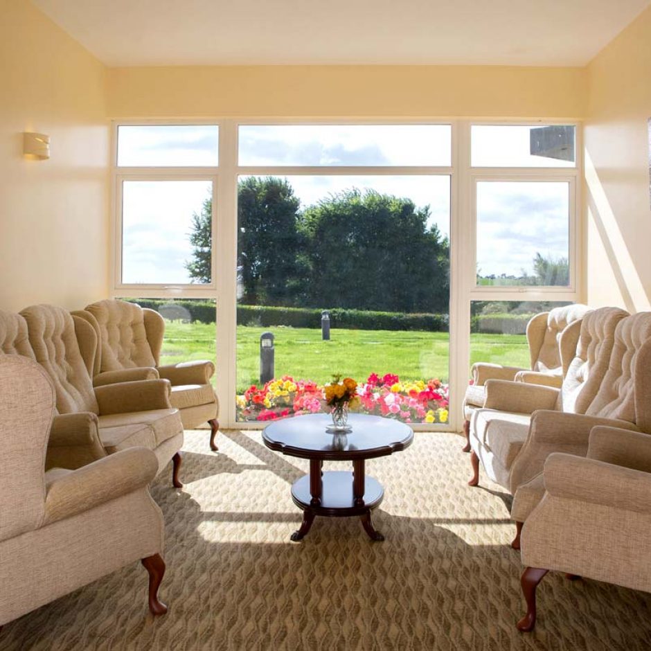 Indoor Seating with Garden View