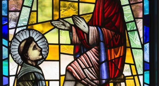 St John of God stained glass